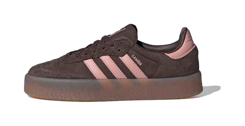 Adidas Wmns Sambae Dark Brown Wonder Mauve Womens  VJSNEAKER