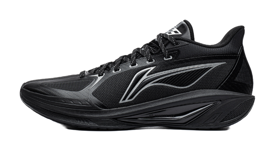 Li Ning Basketball Shoes Mens Low Top Black