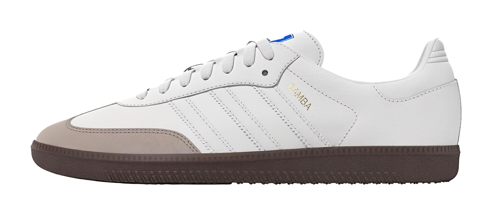 Adidas Samba Cloud White Blue Gum Mens  vjsneaker.com