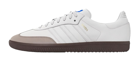 Adidas Samba Cloud White Blue Gum Mens  vjsneaker.com
