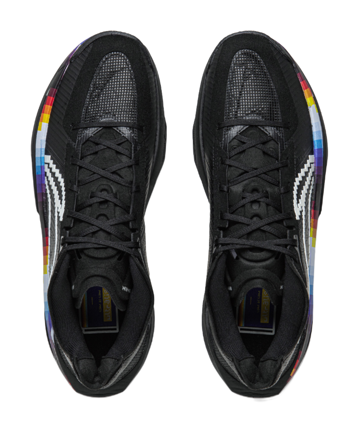 LiNing ULTRALIGHT Cushioning, Slip Resistant, Abrasion Resistant, Rebound Grip Low Top Basketball Shoes Mens Black  VJSNEAKER