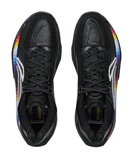 LiNing ULTRALIGHT Cushioning, Slip Resistant, Abrasion Resistant, Rebound Grip Low Top Basketball Shoes Mens Black  VJSNEAKER