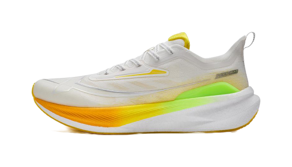 XTEP Two Thousand Kilometers 2.0 Running Shoes Men's Low top Sail White/Fluorescent Lime Green 