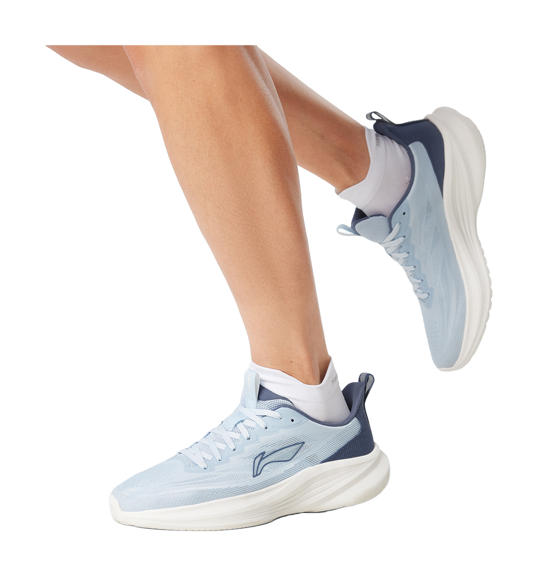 LiNing Light Breeze Low Top Casual Running Shoes Men's Blue 