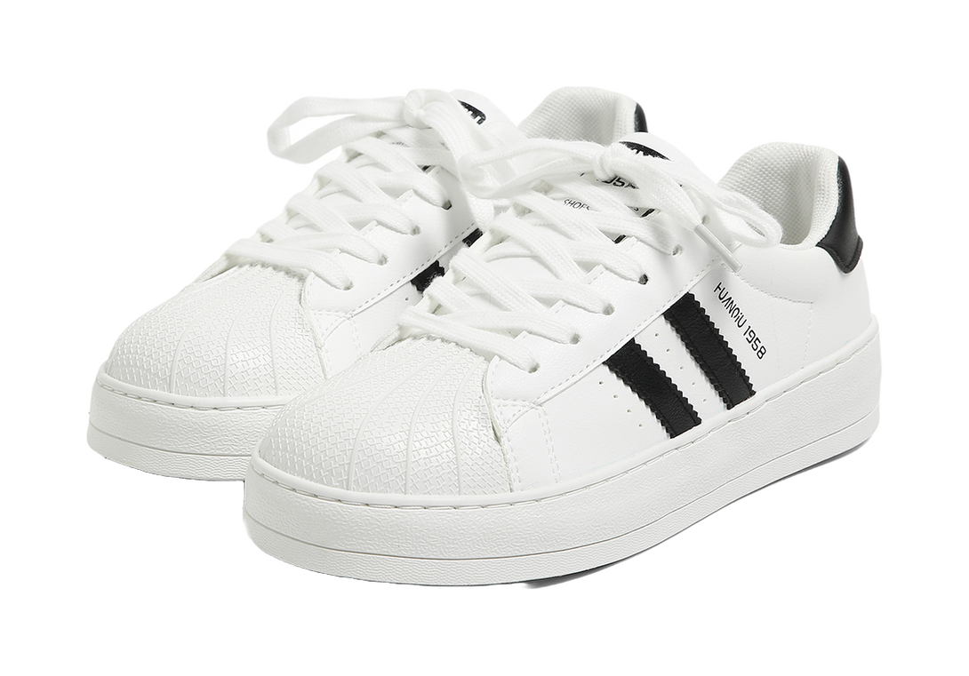 HUANQIU Abrasion Resistant, Lightweight, And Breathable Low top Skateboard Shoes Women's 