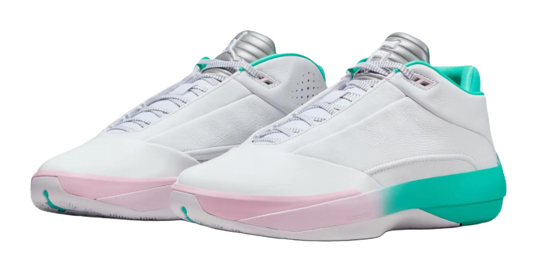 Jordan Air Jordan 40 Rebound Low top Vintage Basketball Shoes Mens White Green  vjsneaker.com