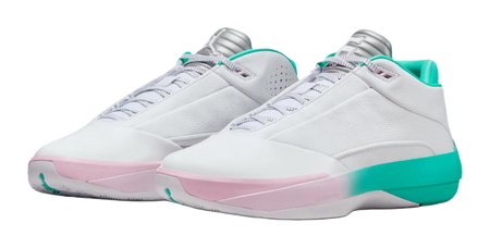 Jordan Air Jordan 40 Rebound Low top Vintage Basketball Shoes Mens White Green  vjsneaker.com