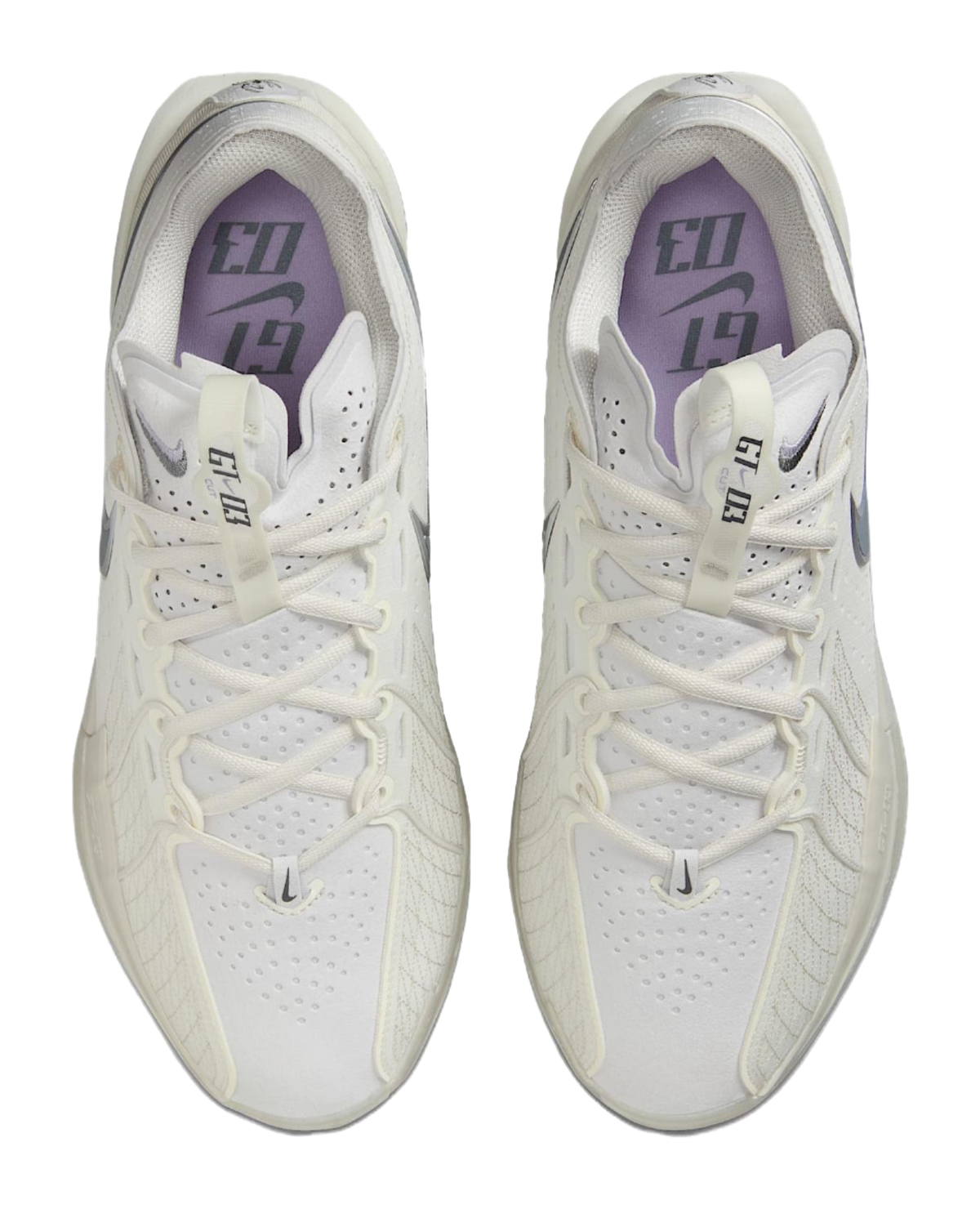 Nike Air Zoom G.T. Cut 3 EP "Sail Smoke Grey" - Basketball Shoes Men's White  vjsneaker.com