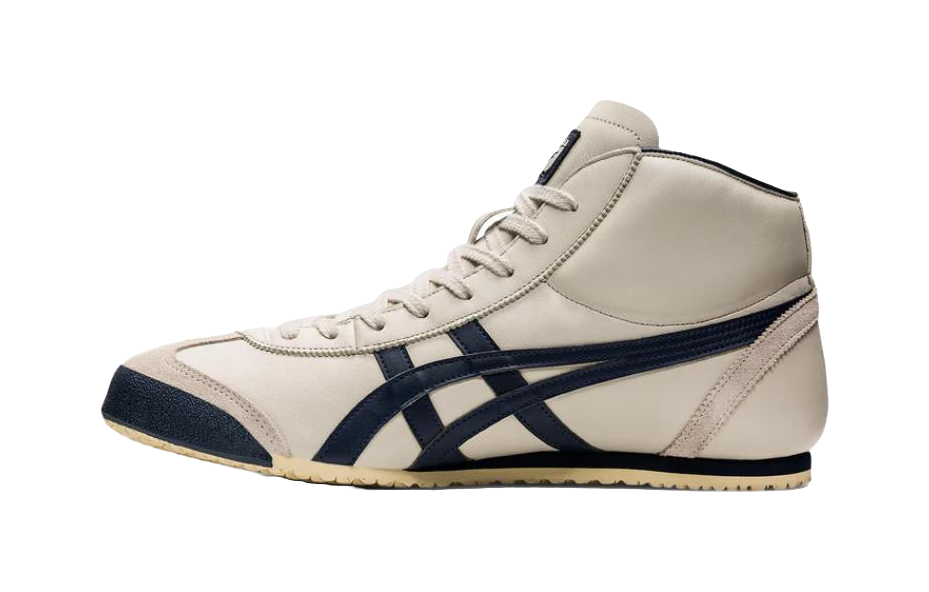 Onitsuka Tiger Mexico Mid Runner Birch Indian Ink  vjsneaker.com