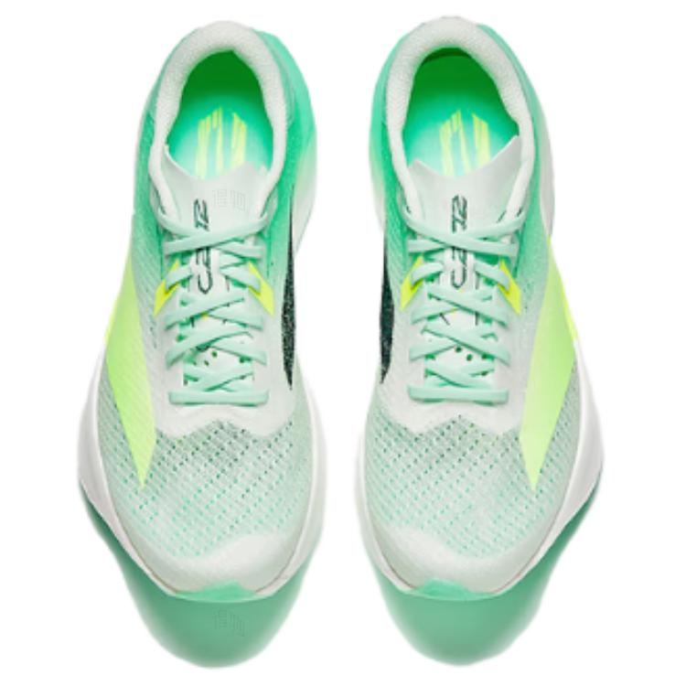Anta C202 7.0 Low top Carbon Plate Racing Running Shoes Mens Papyrus White Thousand Mountain Green Neon Yellow  vjsneaker.com