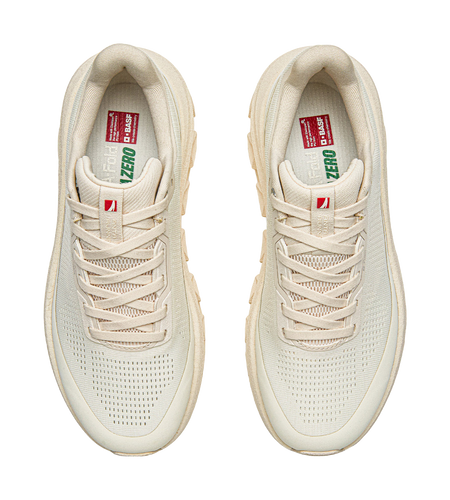 Women’s Anta running shoes pair, showing laces, perforated upper, and padded heel collar.