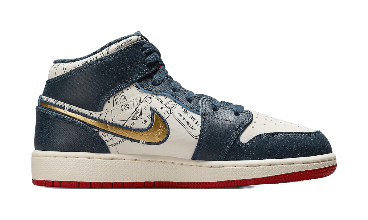 Air Jordan 1 Mid SE Take Flight GS  vjsneaker.com