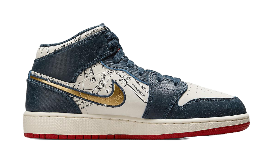 Air Jordan 1 Mid SE Take Flight GS  vjsneaker.com