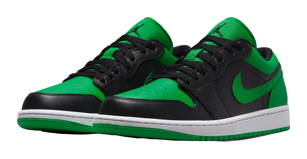 Jordan 1 Low Lucky Green  vjsneaker.com