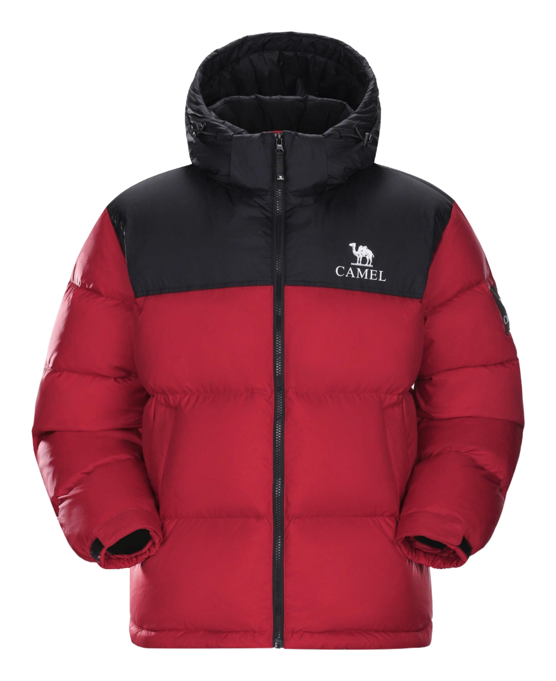 CAMEL Warm Fleece Collection Down Jacket Unisex  vjsneaker.com