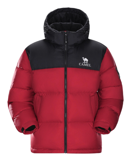CAMEL Warm Fleece Collection Down Jacket Unisex  vjsneaker.com