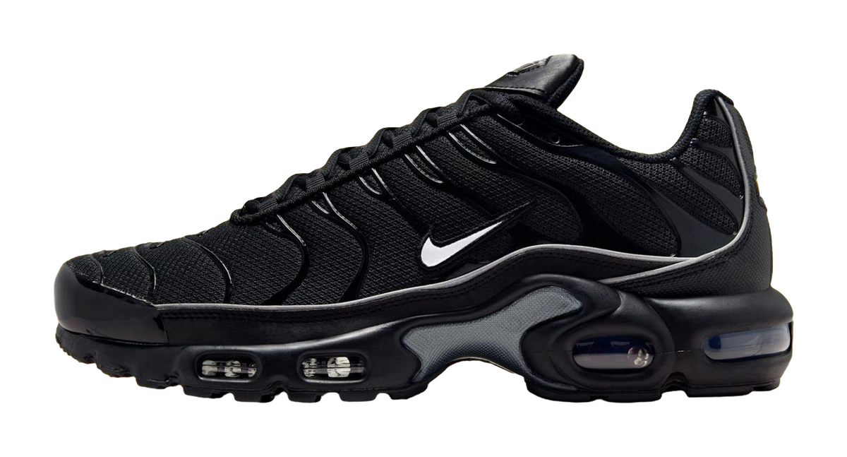 Nike Air Max Plus Support Running Shoes Unisex Black White  VJSNEAKER