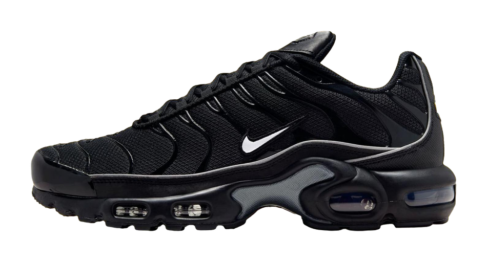 Nike Air Max Plus Support Running Shoes Unisex Black White  VJSNEAKER