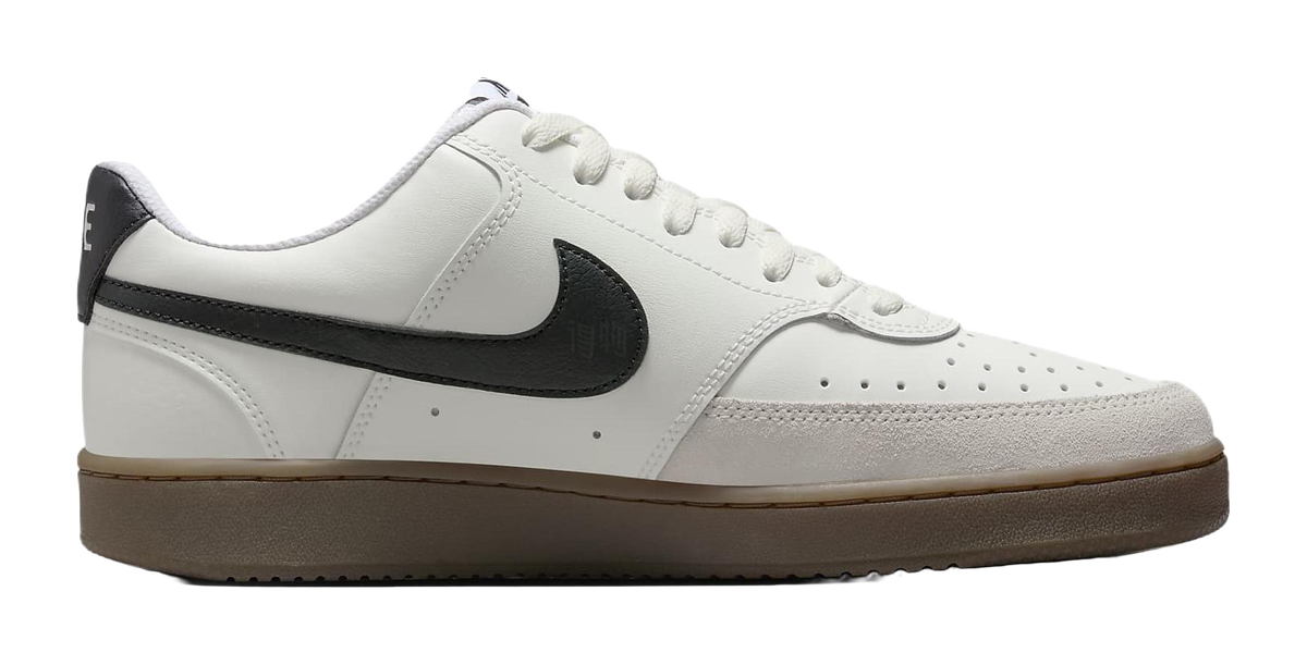 Nike Court Vision 1 Low White Black Gum  vjsneaker.com