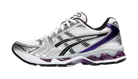 ASICS Gel Kayano 14 White Dark Grape Womens  vjsneaker.com