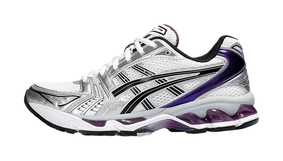ASICS Gel Kayano 14 White Dark Grape Womens  vjsneaker.com