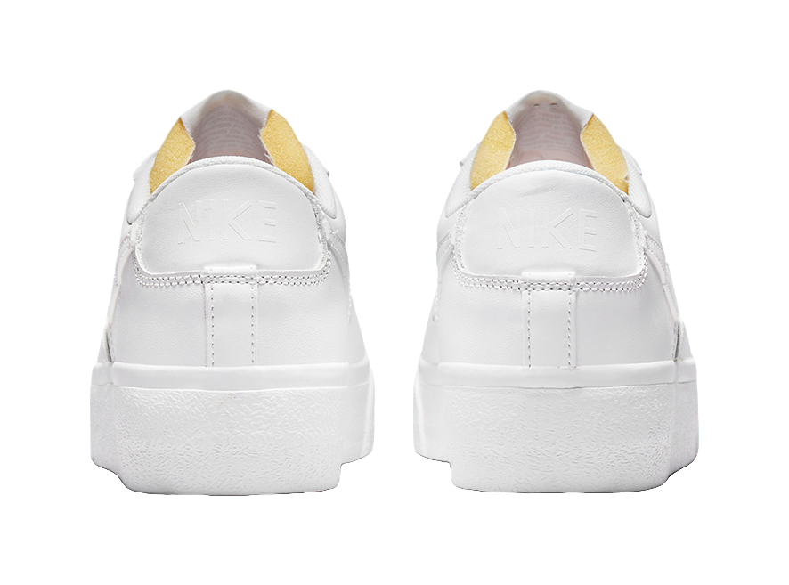 Nike Blazer Low Platform Triple White Womens  vjsneaker.com