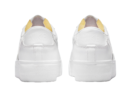 Nike Blazer Low Platform Triple White Womens  vjsneaker.com