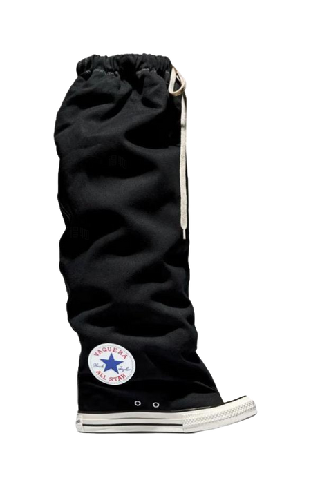 Chuck Taylor All Star Vaquera x Chuck Taylor All Star Wmns Converse XXXHi Slouch Wedge Black Womens  vjsneaker.com