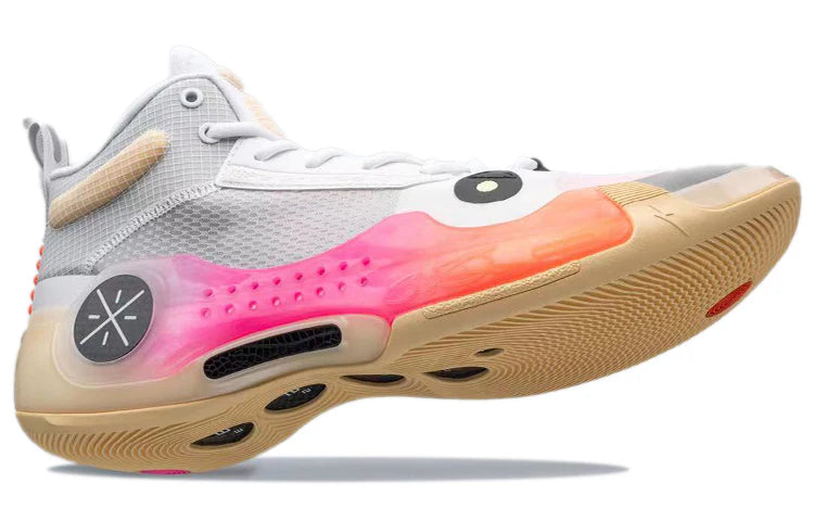 Li-Ning Way of Wade 10 (WOW10) 'Blossom' ABAS115-1 - Basketball Shoes Unisex White Pink