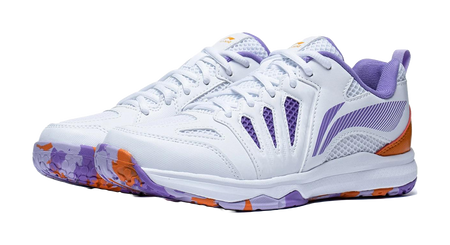 Li-Ning All-Around King Ace "White Purple" AYTP004-6 - Badminton Shoe Women