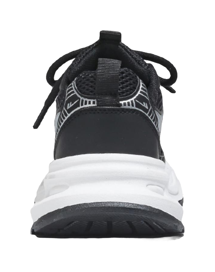 Warrior Low top Chunky Sneakers Unisex Silver Couple Shoes 