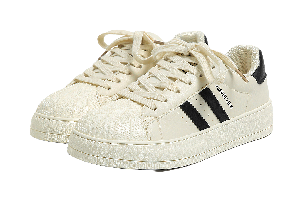 HUANQIU Abrasion Resistant, Lightweight, And Breathable Low top Skateboard Shoes Women's 