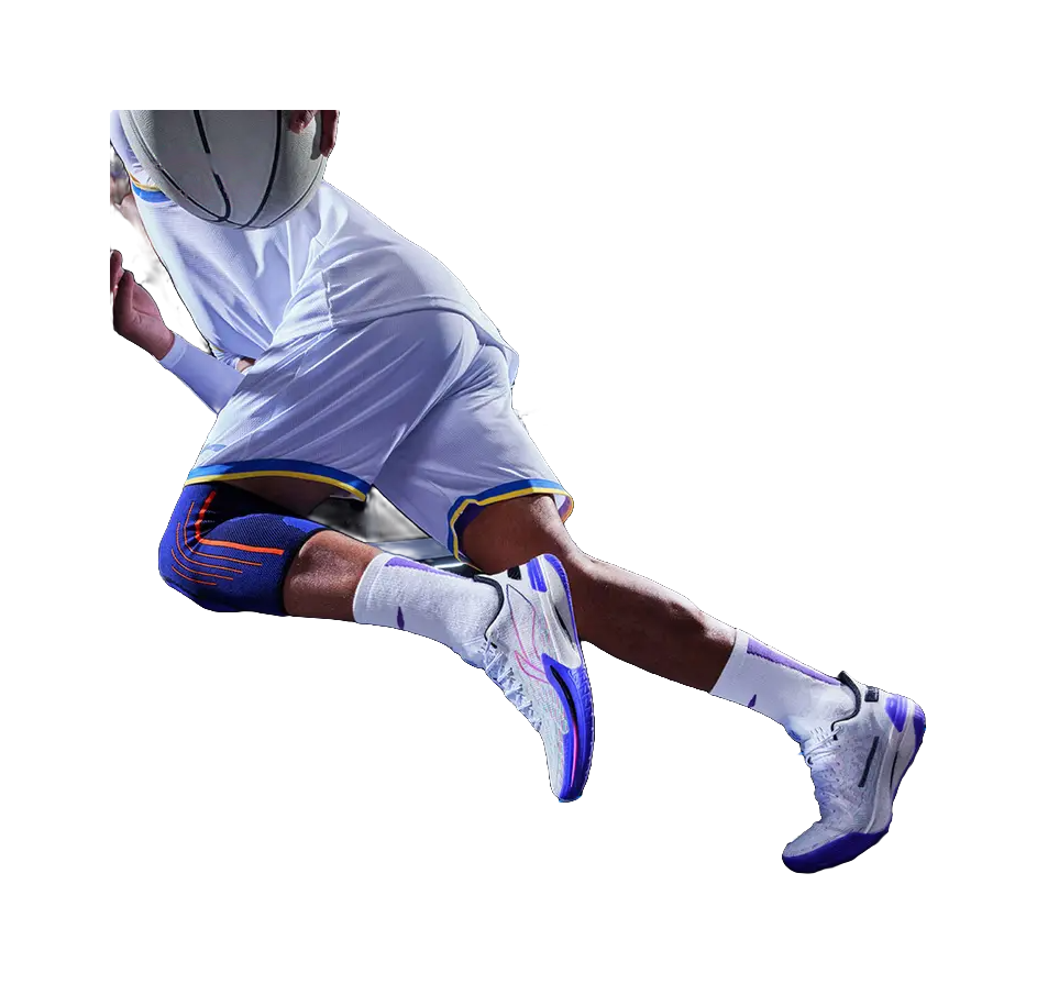 LiNing Gamma Cushioning Anti-Slip And Wear-Resistant Support Lightweight Low-Top Basketball Shoes Men Purple White  VJSNEAKER