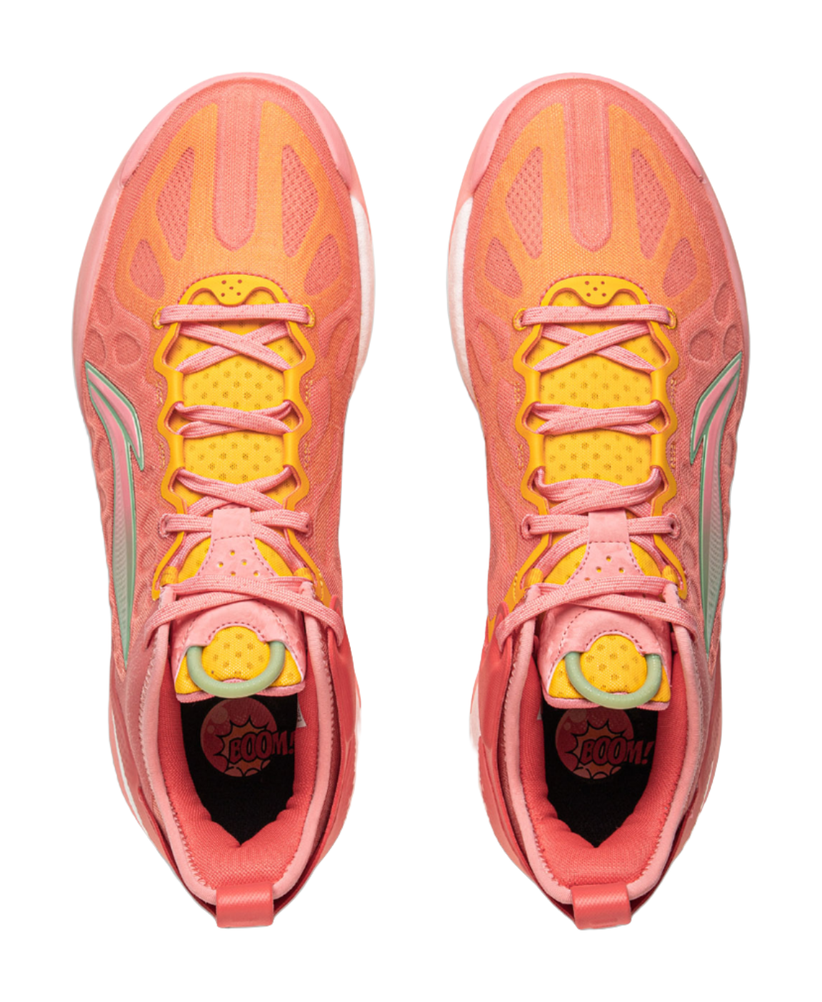 Li Ning Yushuai 19V2 Basketball Shoes Mens Low top Pink Orange  VJSNEAKER