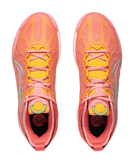 Li Ning Yushuai 19V2 Basketball Shoes Mens Low top Pink Orange  VJSNEAKER