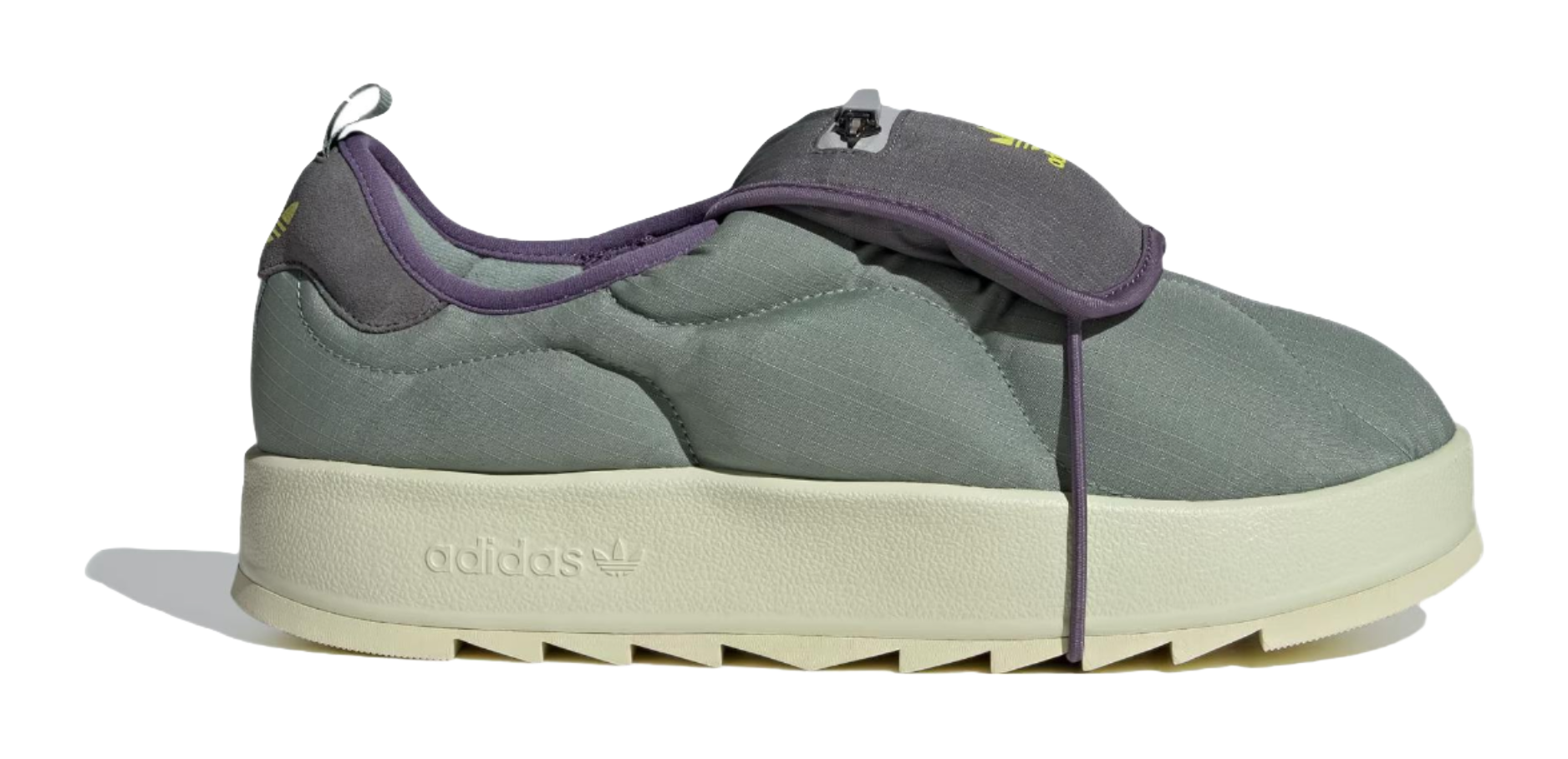 Adidas Puffylette Silver Green  vjsneaker.com