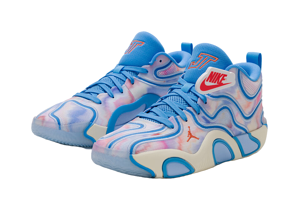 Jordan Tatum 3 PF "University Blue/Camellia" - Basketball Shoes Men's Blue  vjsneaker.com