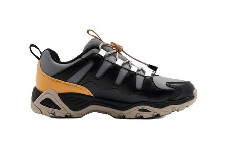 Jordan Journey Comfortable, Versatile, Simple, Anti slip, Wear resistant, Waterproof, Low cut Outdoor Shoes, Deep Brown Grey/Black, Children's Edition  VJSNEAKER