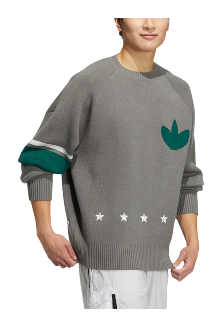 Adidas Originals MC Sweatshirt Mens Gray  vjsneaker.com