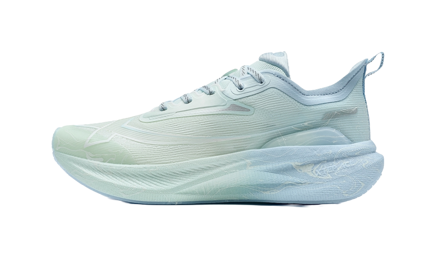 XTEP Two Thousand Kilometers 2.0 Running Shoes Women's Low top Light Fruit Green/Ripple Blue 