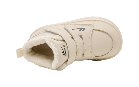 Warrior Power Fashion Plus Velvet Thick Anti Cold Cotton Boots Versatile Casual Snow Boots Wear resistant, Waterproof, Warm, High Help Children's Outdoor Shoes  VJSNEAKER