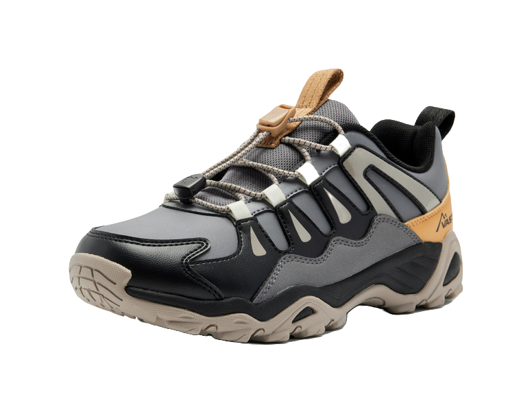 Jordan Journey Comfortable, Versatile, Simple, Anti slip, Wear resistant, Waterproof, Low cut Outdoor Shoes, Deep Brown Grey/Black, Children's Edition  VJSNEAKER