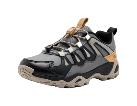 Jordan Journey Comfortable, Versatile, Simple, Anti slip, Wear resistant, Waterproof, Low cut Outdoor Shoes, Deep Brown Grey/Black, Children's Edition  VJSNEAKER