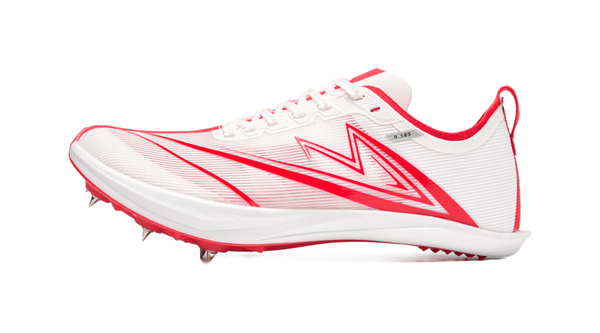 Sonic Cat Cushioning Abrasion Resistant Breathable Low top Full Length Carbon Plate Running Shoes Unisex White Red 