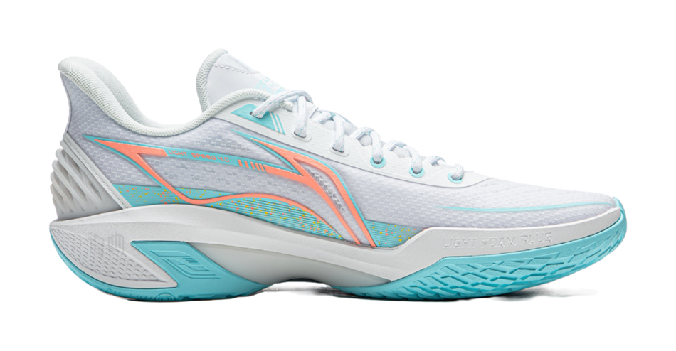 Li-Ning Light Speed 4 "Party" ABPW011-1 - Basketball Shoe Unisex White Blue Yellow