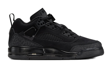 Jordan Spizike Slip Resistant Abrasion Resistant Low top Childrens Basketball Shoes Black Unisex  vjsneaker.com