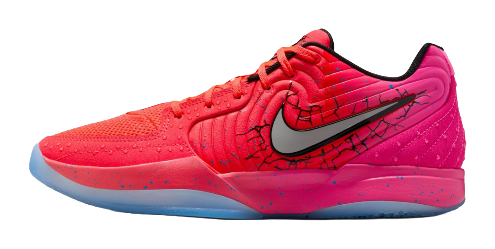 Kool Aid x Nike Ja Morant 2 Abrasion Resistant Low top Basketball Shoes Mens Dark Red  VJSNEAKER