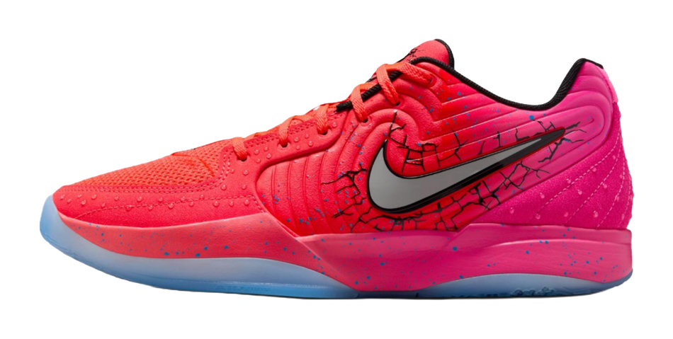 Kool Aid x Nike Ja Morant 2 Abrasion Resistant Low top Basketball Shoes Mens Dark Red  VJSNEAKER