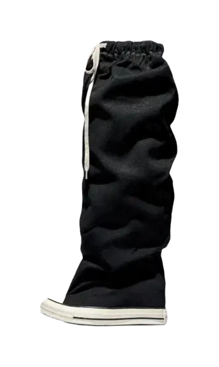 Chuck Taylor All Star Vaquera x Chuck Taylor All Star Wmns Converse XXXHi Slouch Wedge Black Womens  vjsneaker.com