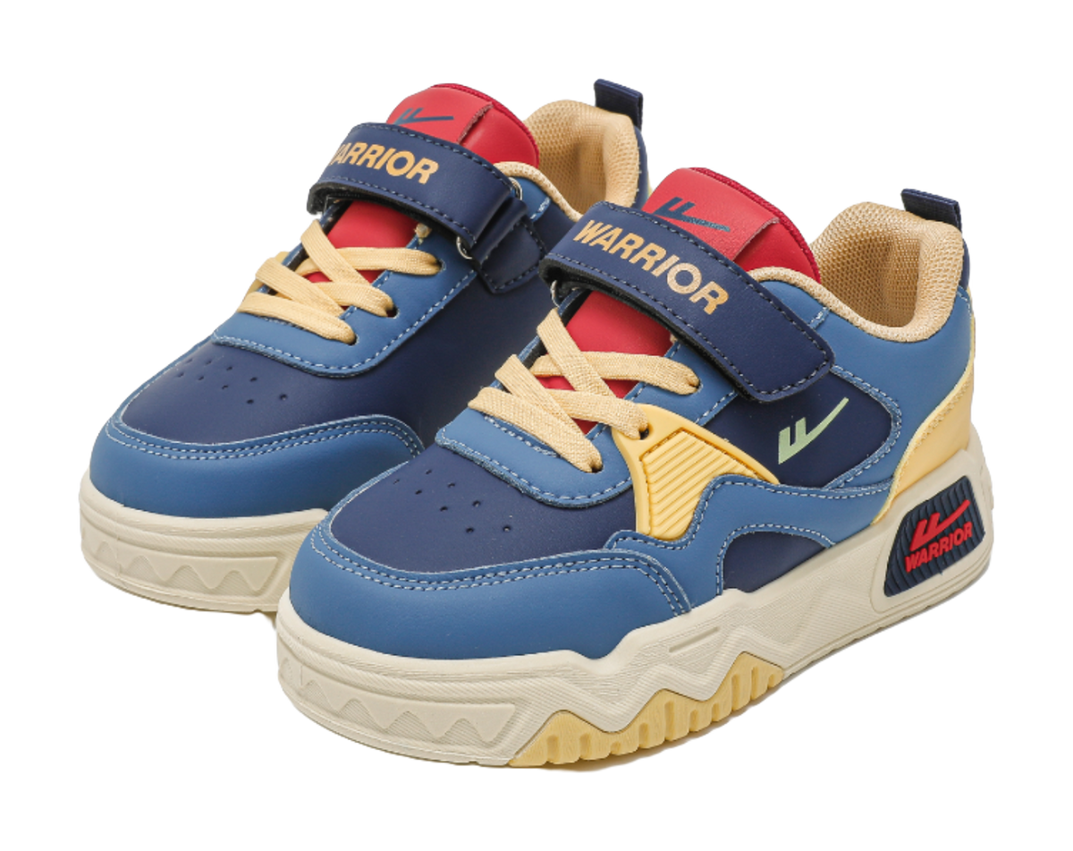 Warrior Boys Athletic Shoes Breathable Lightweight Cushioning Low top Girl Skateboard Shoes Kids  VJSNEAKER